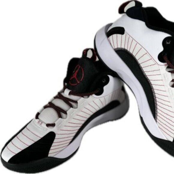 🔥HP🔥 Nike Jordan Jumpman 2021 White University Red Black CQ4021 100 Men's - Picture 3 of 6